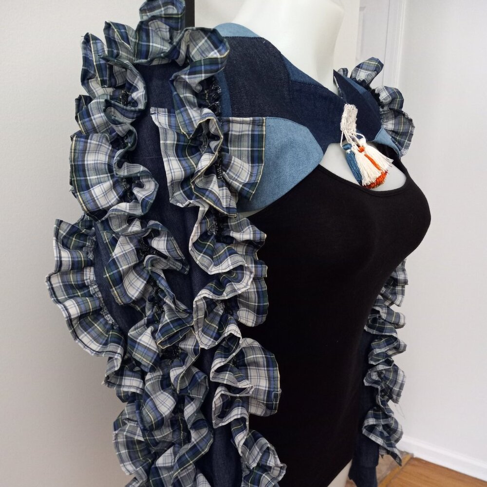 Ladies Plus Size Cropped Jacket Size 1X